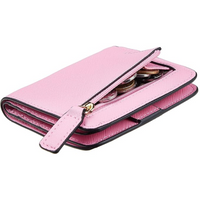 Compact RFID-Blocking Luxury Leather Women's Wallet - Elvira
