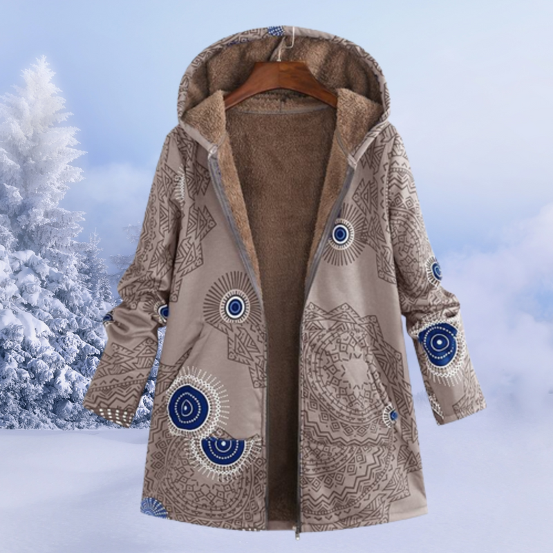 Bequemer Damen-Wintermantel - Liora