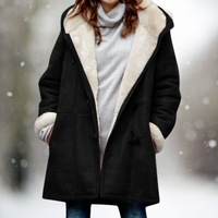 Stilvolle Wildleder-Fleecejacke für Damen - Camilla