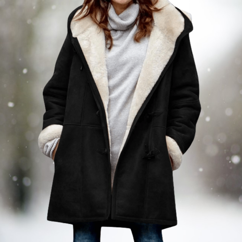 Stilvolle Wildleder-Fleecejacke für Damen - Camilla