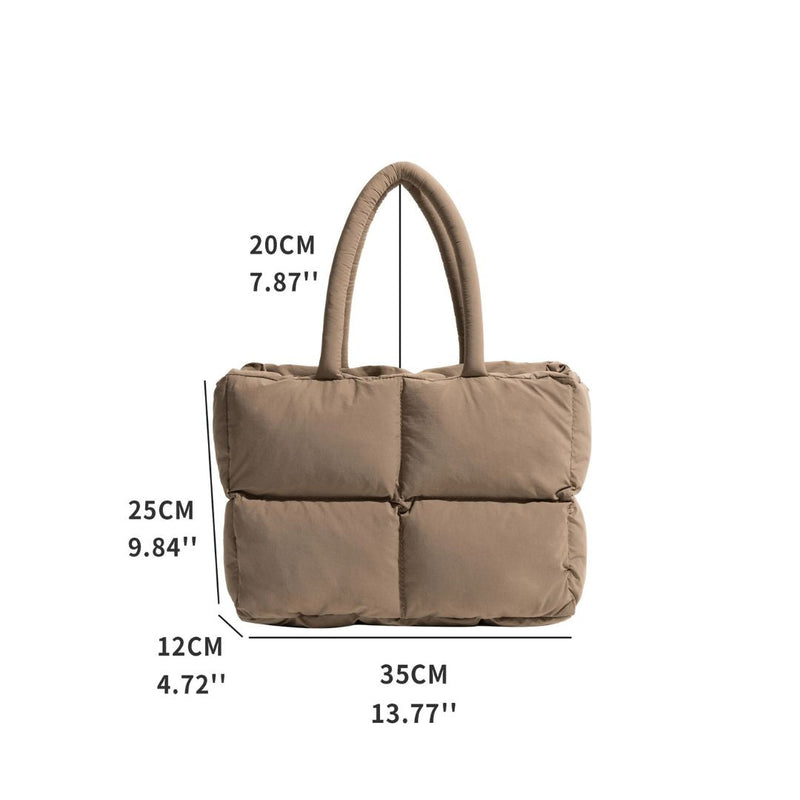 Stilvolle Puffer-Schultertasche - Aurora