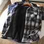 Herren-Hemdjacke mit Fleecefutter – Mauro