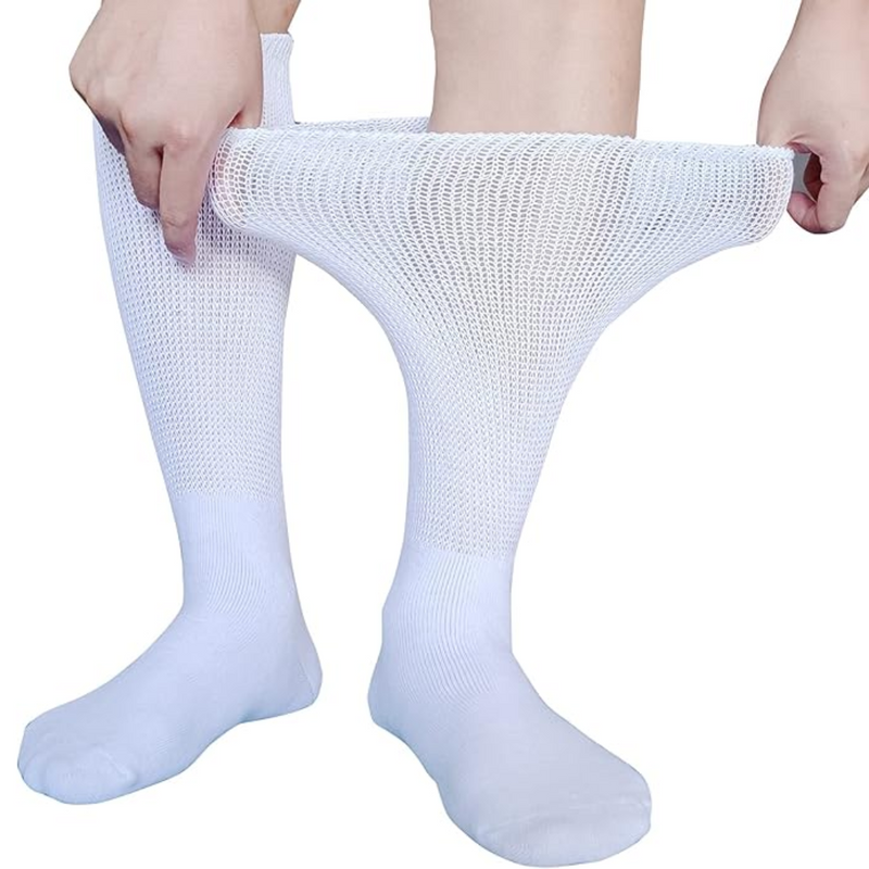 2 Pairs Comfort Extra Wide Lymphedema & Diabetes Socks - Max