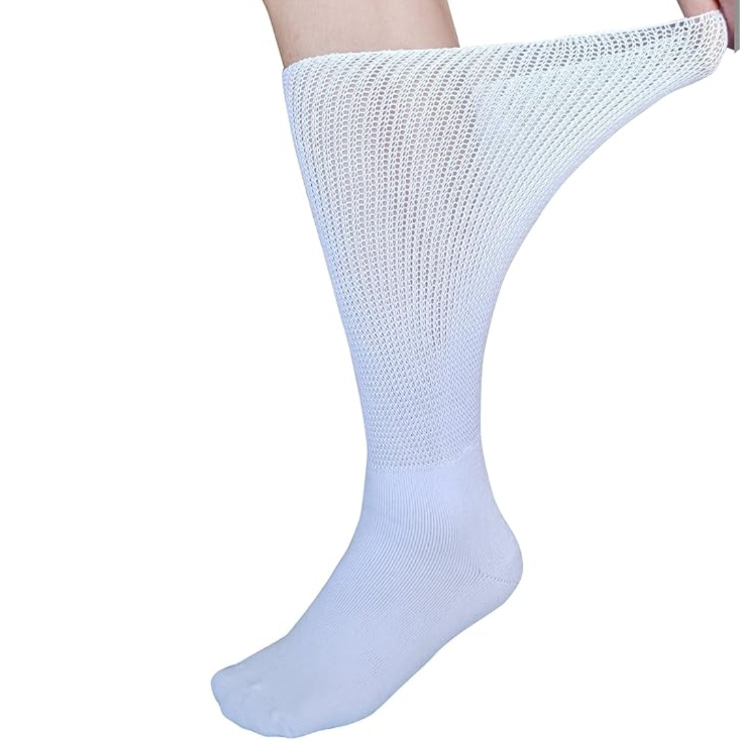 2 Pairs Comfort Extra Wide Lymphedema & Diabetes Socks - Max