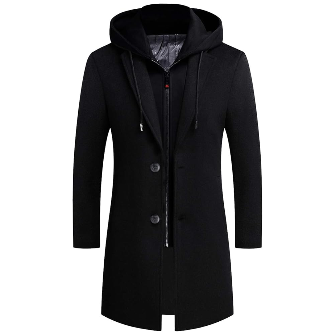 Herren Winter Trenchcoat aus Wollmischung - Liam