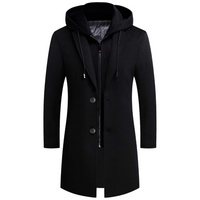 Herren Winter Trenchcoat aus Wollmischung - Liam