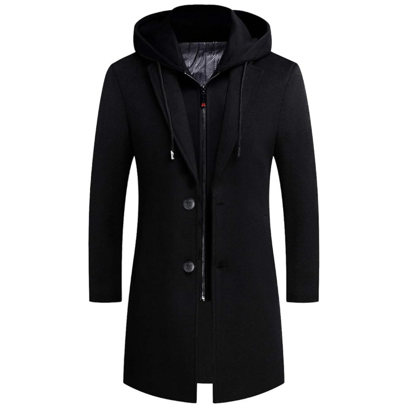 Herren Winter Trenchcoat aus Wollmischung - Liam