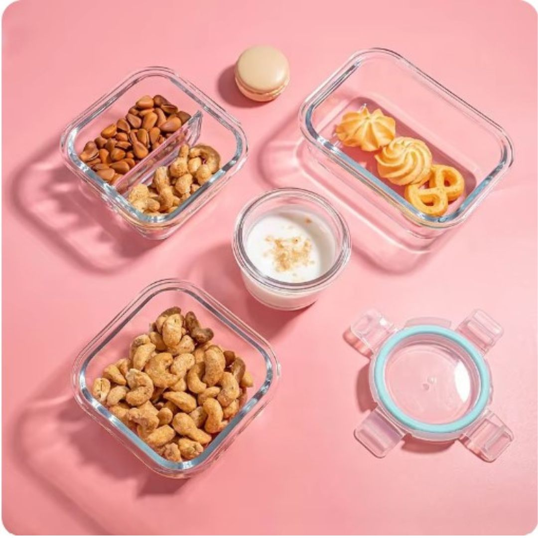 Lunchbox aus Borosilikatglas - GlassGuard Bento