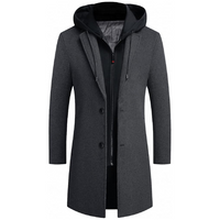 Herren Winter Trenchcoat aus Wollmischung - Liam
