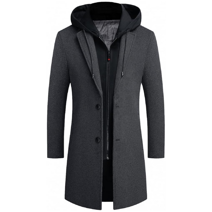 Herren Winter Trenchcoat aus Wollmischung - Liam