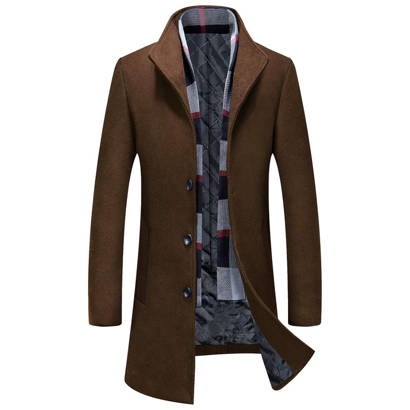 Herren Winter Trenchcoat aus Wollmischung - Liam