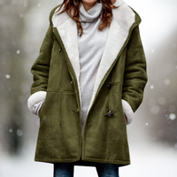 Stilvolle Wildleder-Fleecejacke für Damen - Camilla