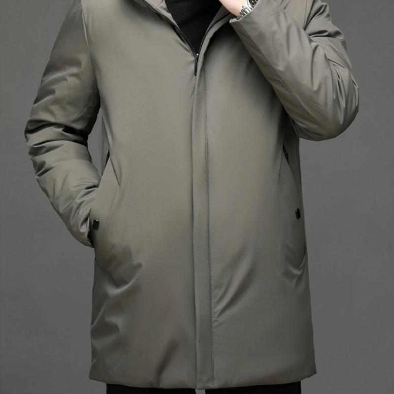 Klassische Daunenjacke mit Kapuze - Victor