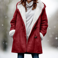 Stilvolle Wildleder-Fleecejacke für Damen - Camilla