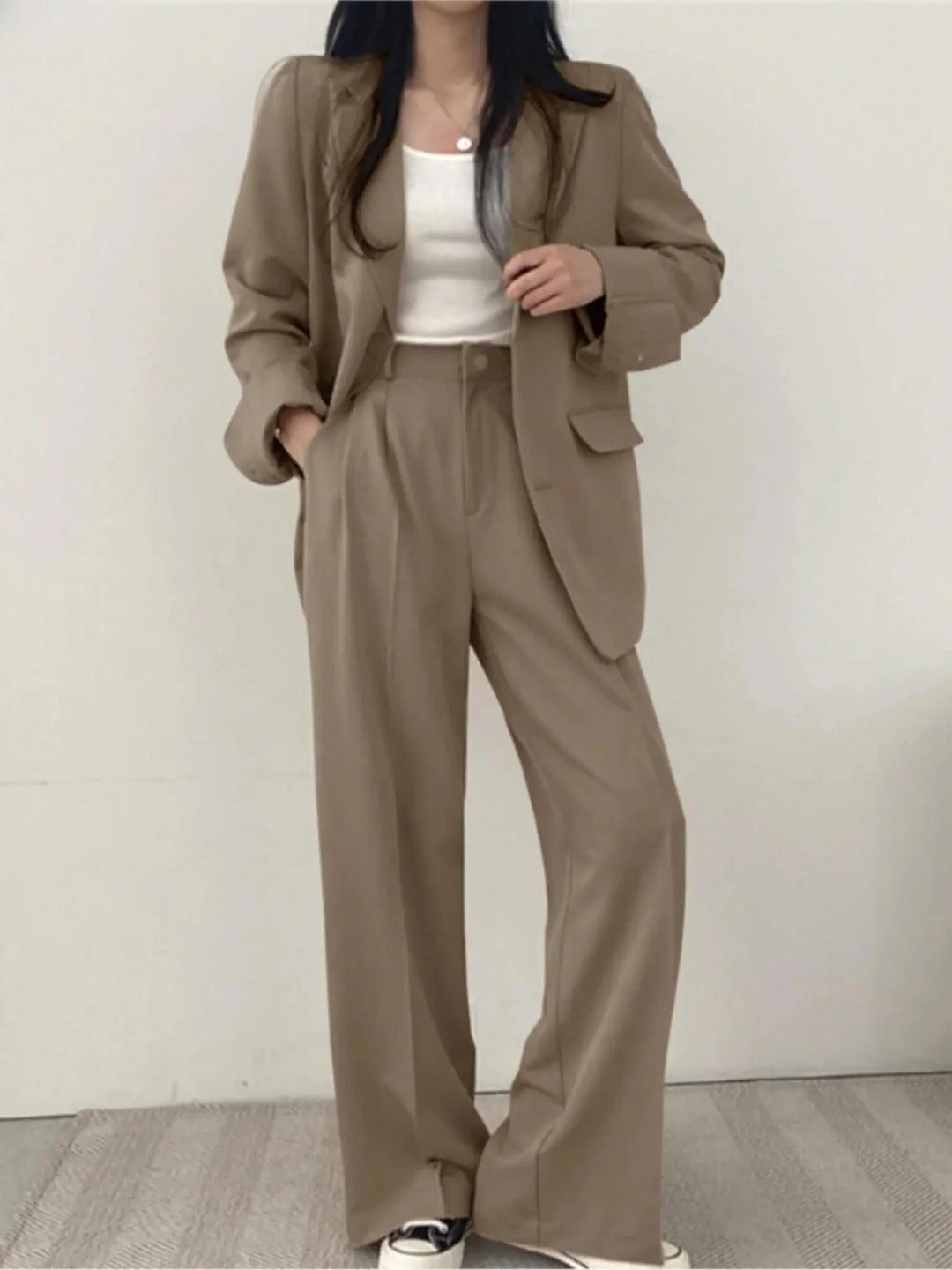 Damen-Zweiteiler mit Stretchstoff – Sofia