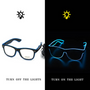 Leuchtende Neon-Brille - LumaGlow