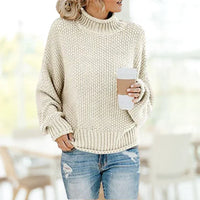 Trendiger gestrickter Damenpullover - Olivia