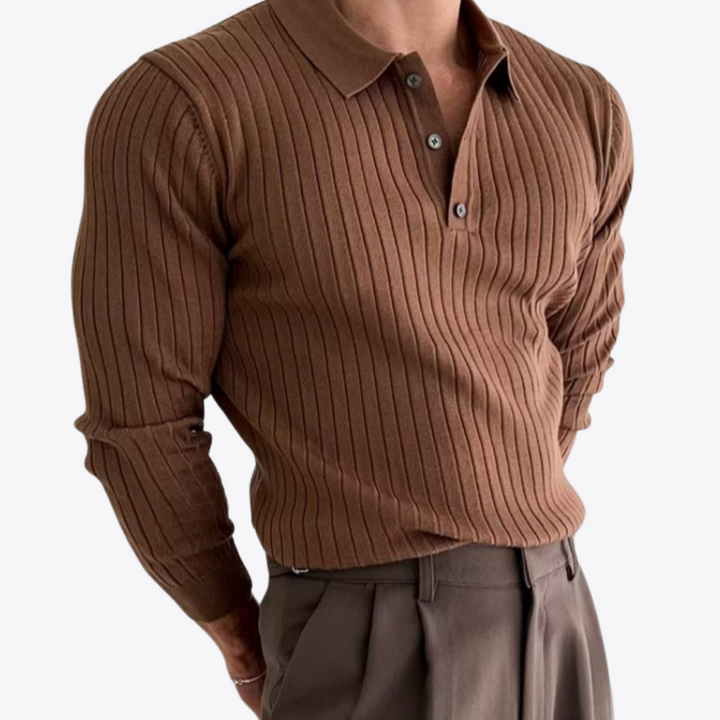 Trendiger Herren-Herbst-Polopullover - Oliver
