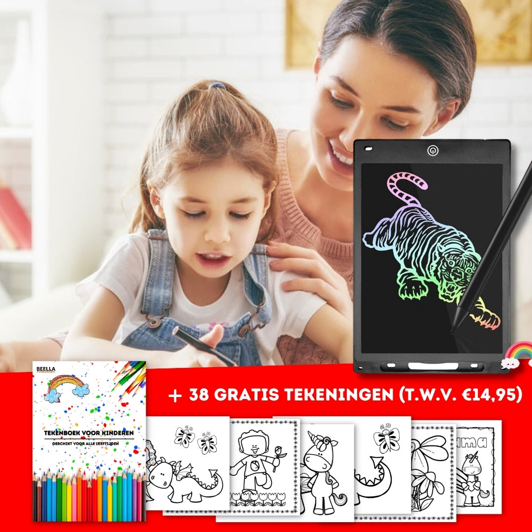LCD Drawing Tablet for Children - CreativeScribble