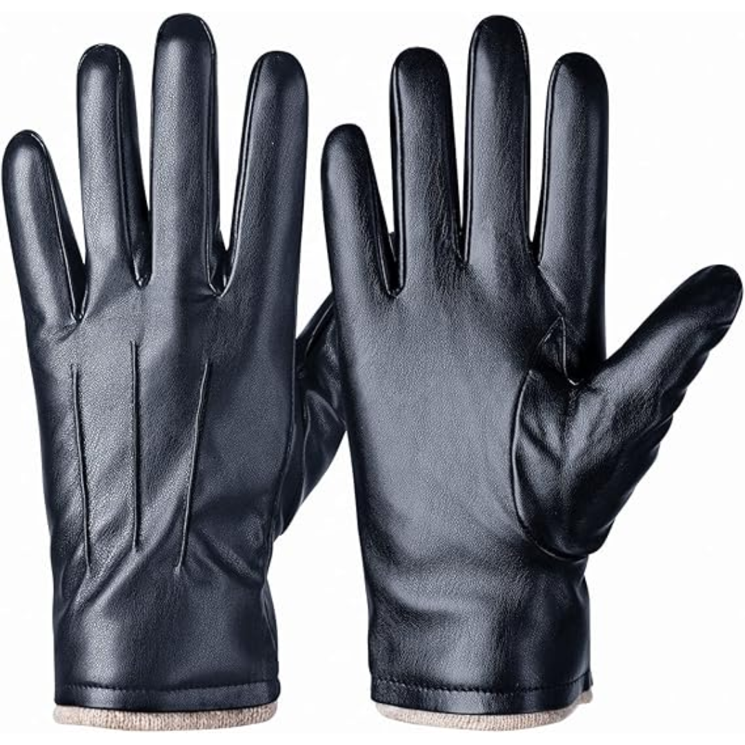Winter Leder Touchscreen Handschuhe - TouchLuxe