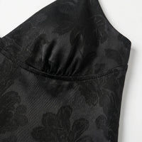 V-Neck Satin Cami Top -  Leona
