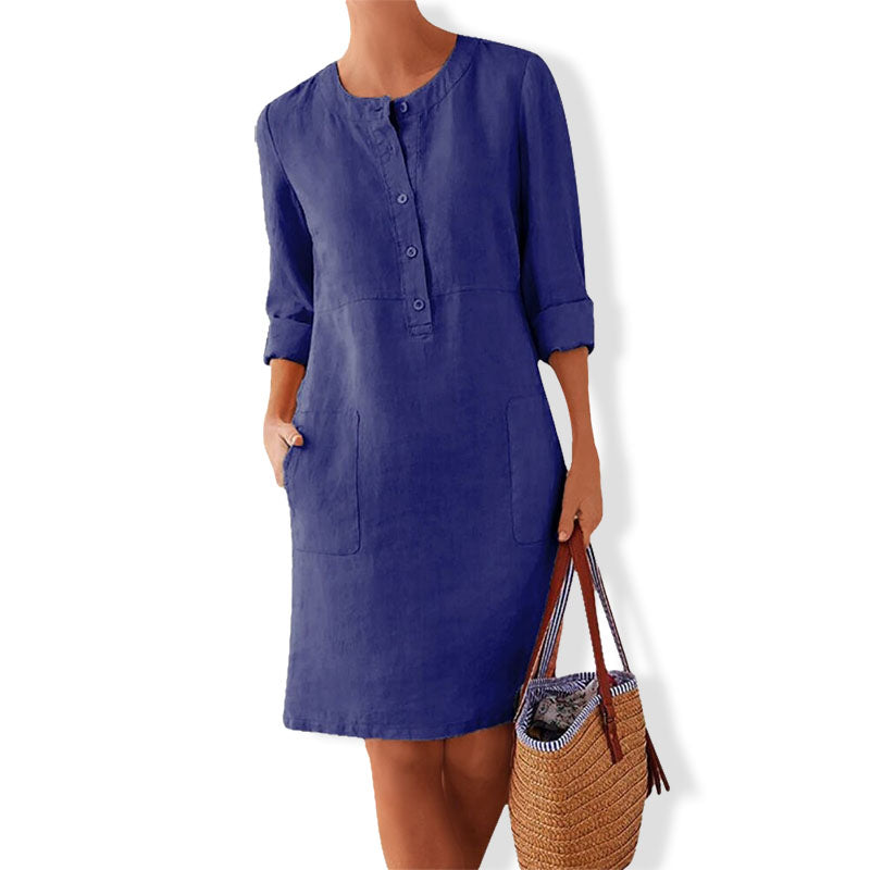 Luftiges Sommerkleid in frischer Farbe – Nika