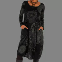 Retro Boho Kleid - Elara