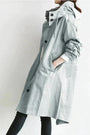 Oversized Waterproof Hooded Trench Coat 4