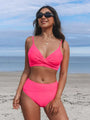 Bikini-Set mit hoher Taille – Eliva