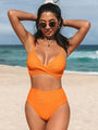 Bikini-Set mit hoher Taille – Eliva