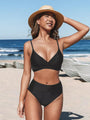 Bikini-Set mit hoher Taille – Eliva