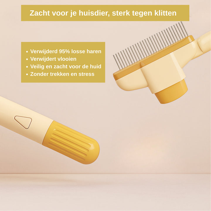 Self-Cleaning Grooming Comb for Dogs and Cats 5