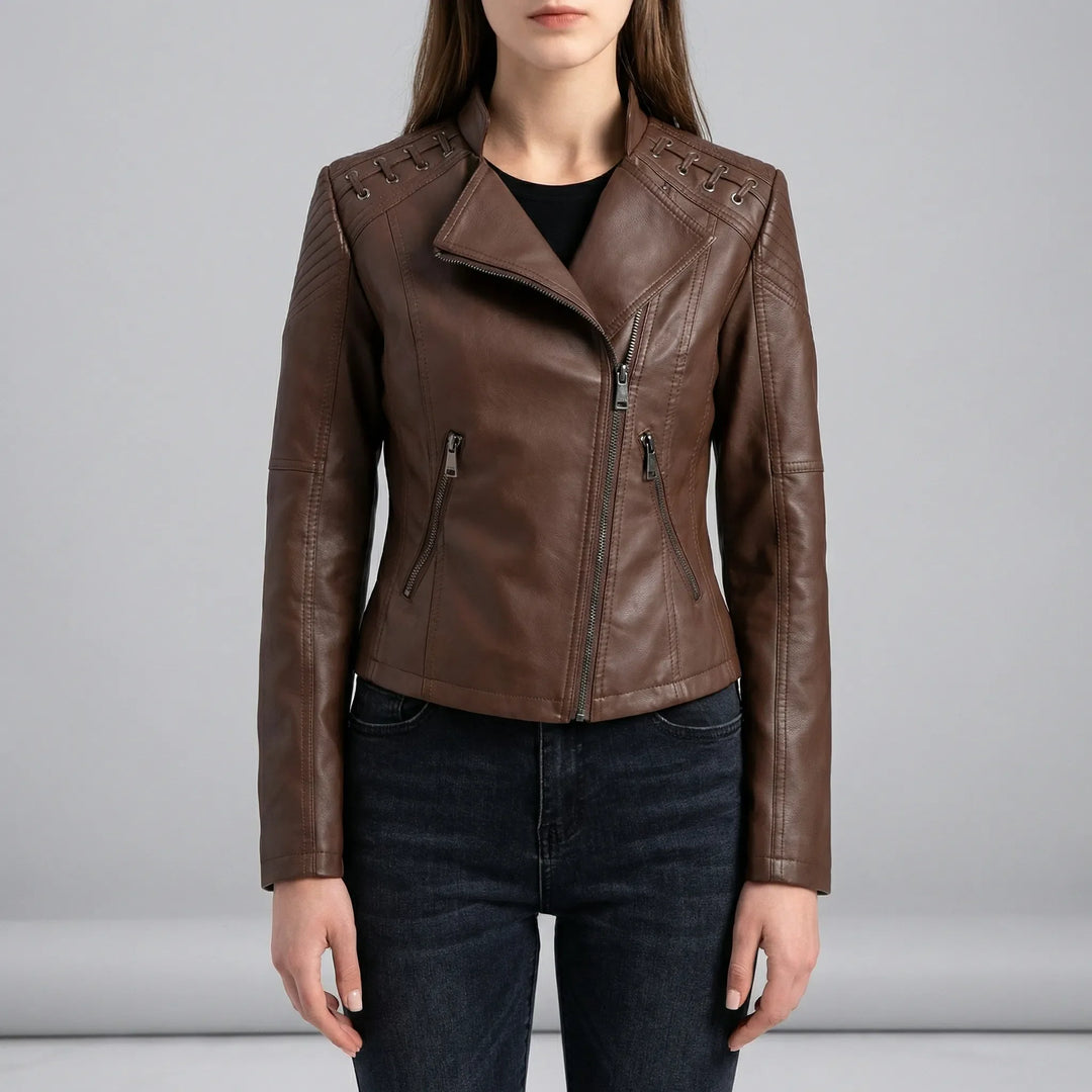 Vintage-Inspirierte Bikerjacke - Lily