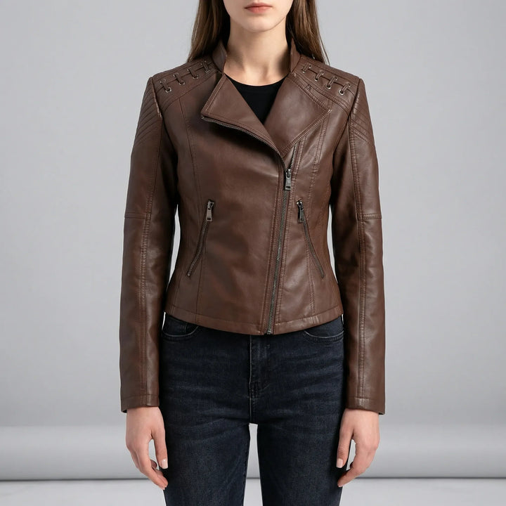 Vintage-Inspirierte Bikerjacke - Lily