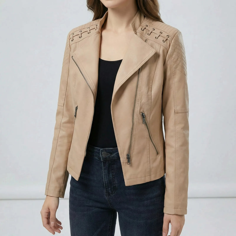 Vintage-Inspirierte Bikerjacke - Lily