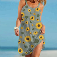 Boho Chic Sommerkleid mit Blumenmuster – Karla