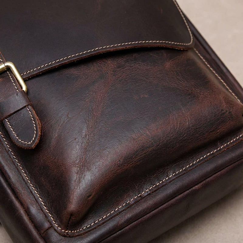 Vintage Volnerf Leren Schoudertas - Leatherlyft