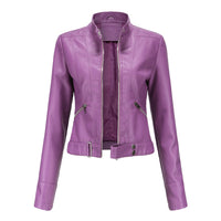 Classic Women's Leather Jacket with Timeless Style 7