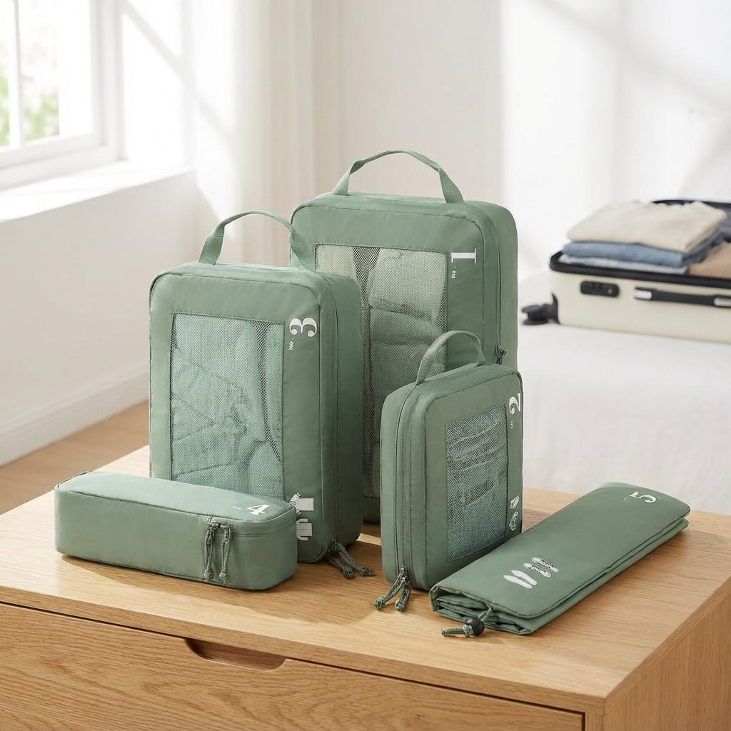 Visueel Overzicht Bagage Organizers - OrgaSwift