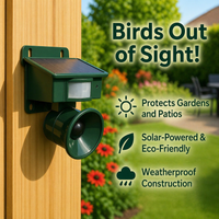 Bird Deterrent | Solar-Powered Motion Sensor | Animal-Friendly Hawk Calls 3