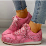 Trendige Damen Glitzer Sneakers - Miranda