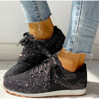 Trendige Damen Glitzer Sneakers - Miranda