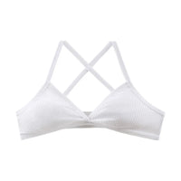 Crossed Bra | With Deep V-Neckline