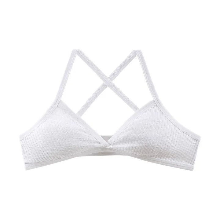 Crossed Bra | With Deep V-Neckline
