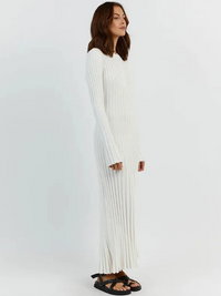 Gracie Gestricktes Maxikleid | Eng & schmeichelhaft