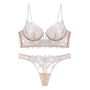 Sexy Französisches Spitzen-Dessous Set | Mit tiefem V-Ausschnitt