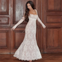 Maxikleid mit Spitze und Trägern - Lena