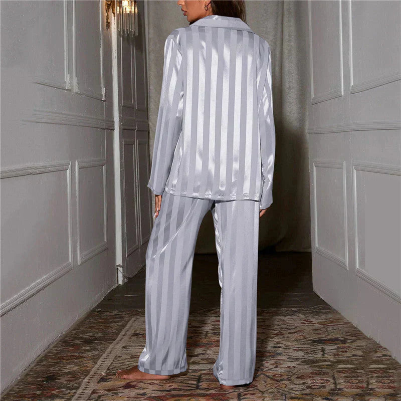 Seidweich Damen-Pyjama-Set - Emilia