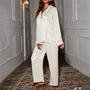 Weicher Satin Damenpyjama – Marisol