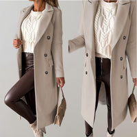 Stylish Long Winter Coat for Women - Elara